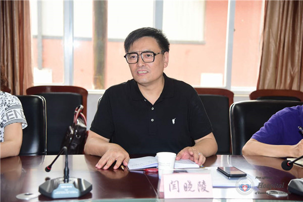 昆明市医保局闫晓陵局长一行到我院现场调研